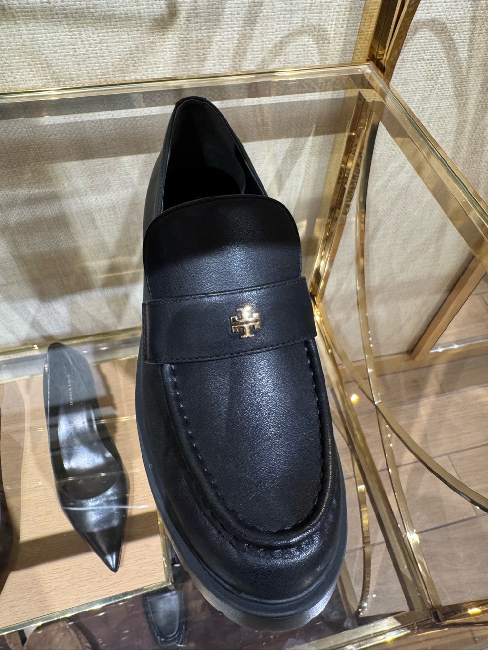 Tory Burch Everly Platform Chunky Loafer Shoe - Picture 1 of 3